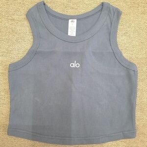 Alo Blue Aspire Tank Top